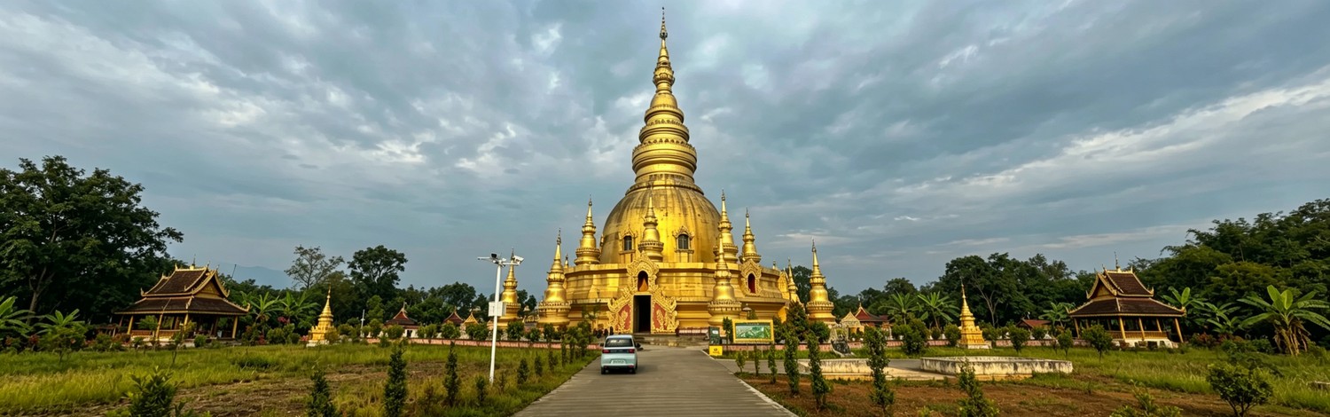 Mangshi → Ruili | Grand Temple → Jiegao Port → One Village, Two Countries → Jade Night Market