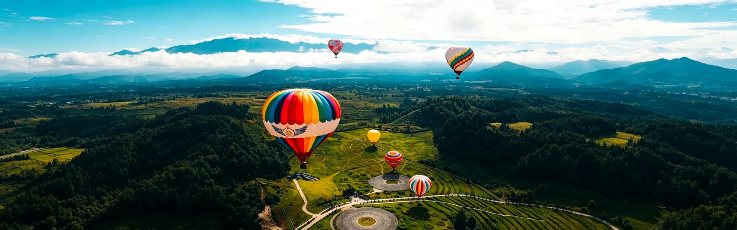 Tengchong Volcano Hot-Air Balloon Ride