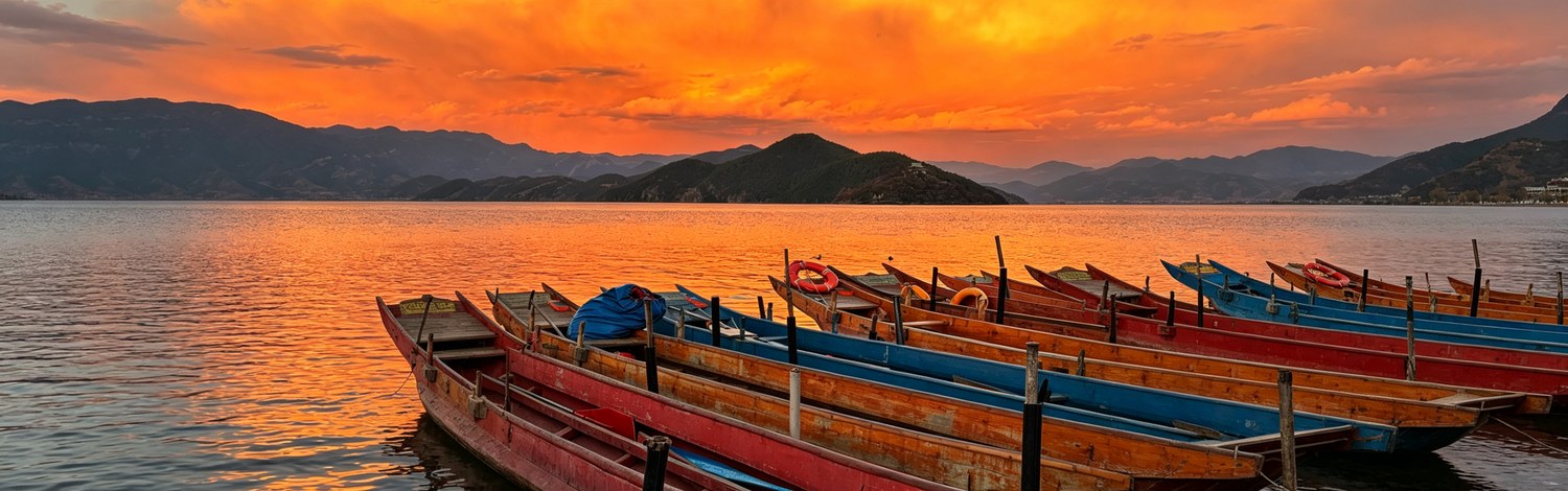 Lugu Lake Canoe Ride