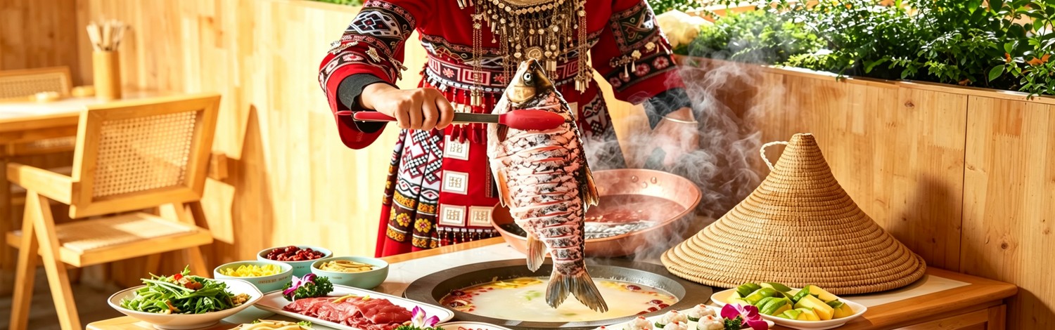 Stone-Pot Steamed Fish