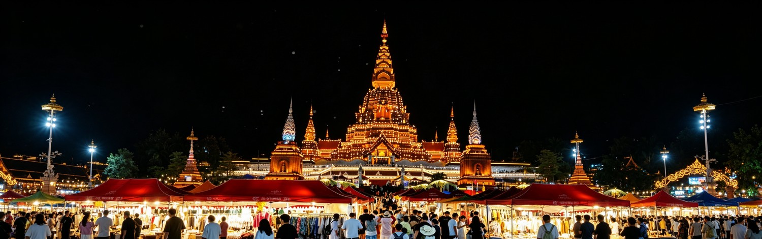 Xishuangbanna | Grand Buddha Temple → Forest Park → Gaozhuang Night Market